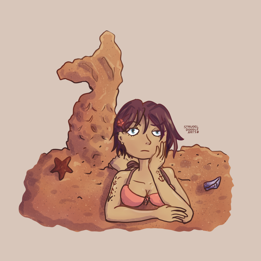 [emergence of the land mermaid]